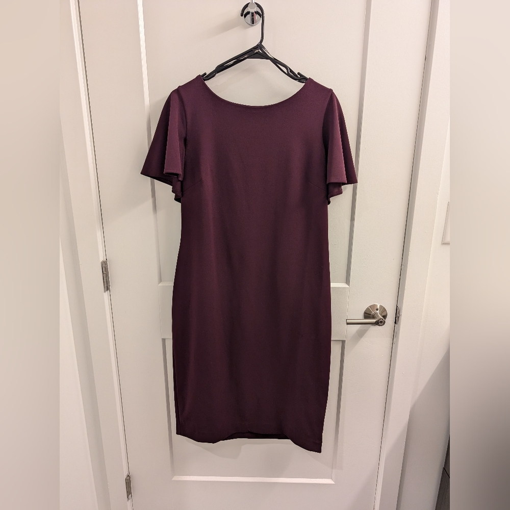 Calvin Klein Plum Pencil Dress